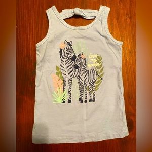 Zebra Tank Top - Size 2T